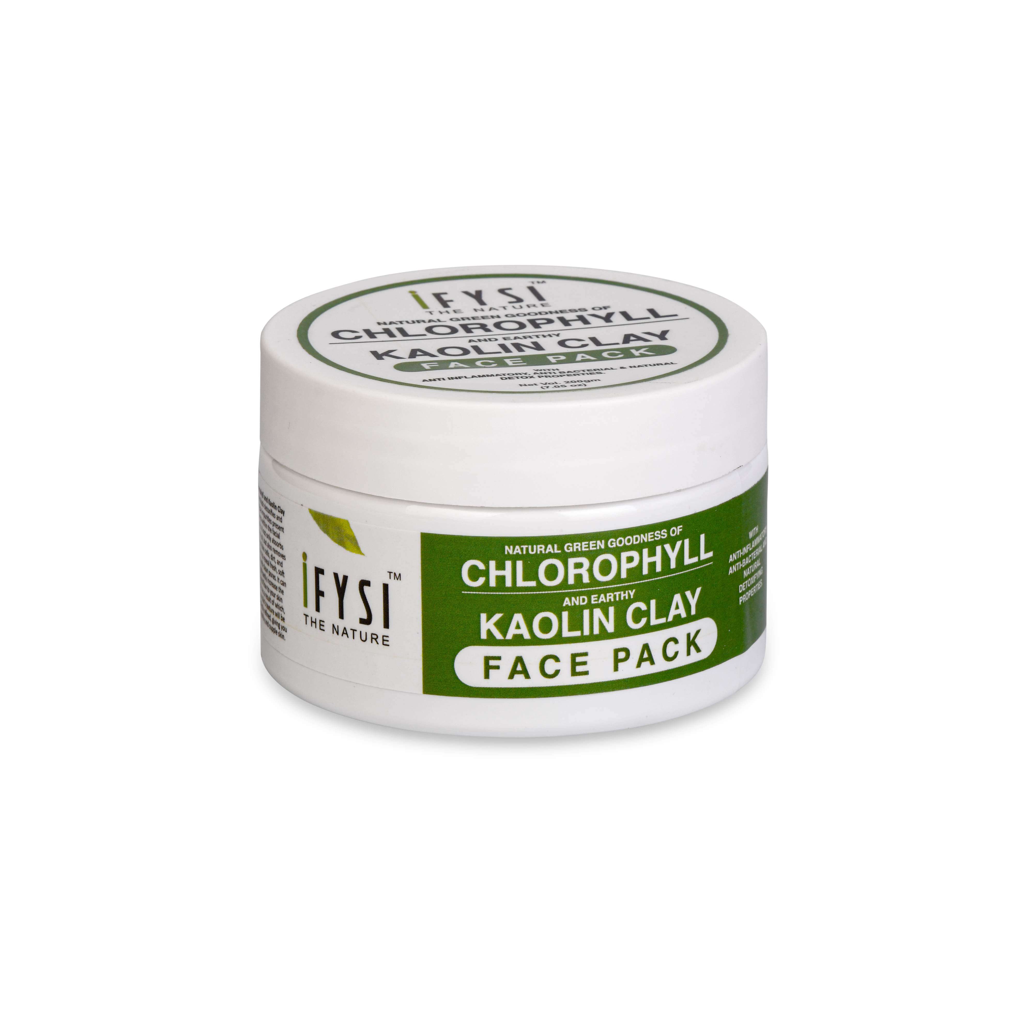 IFYSI Chlorophyll and Earthy Kaolin Clay Face Pack 200g