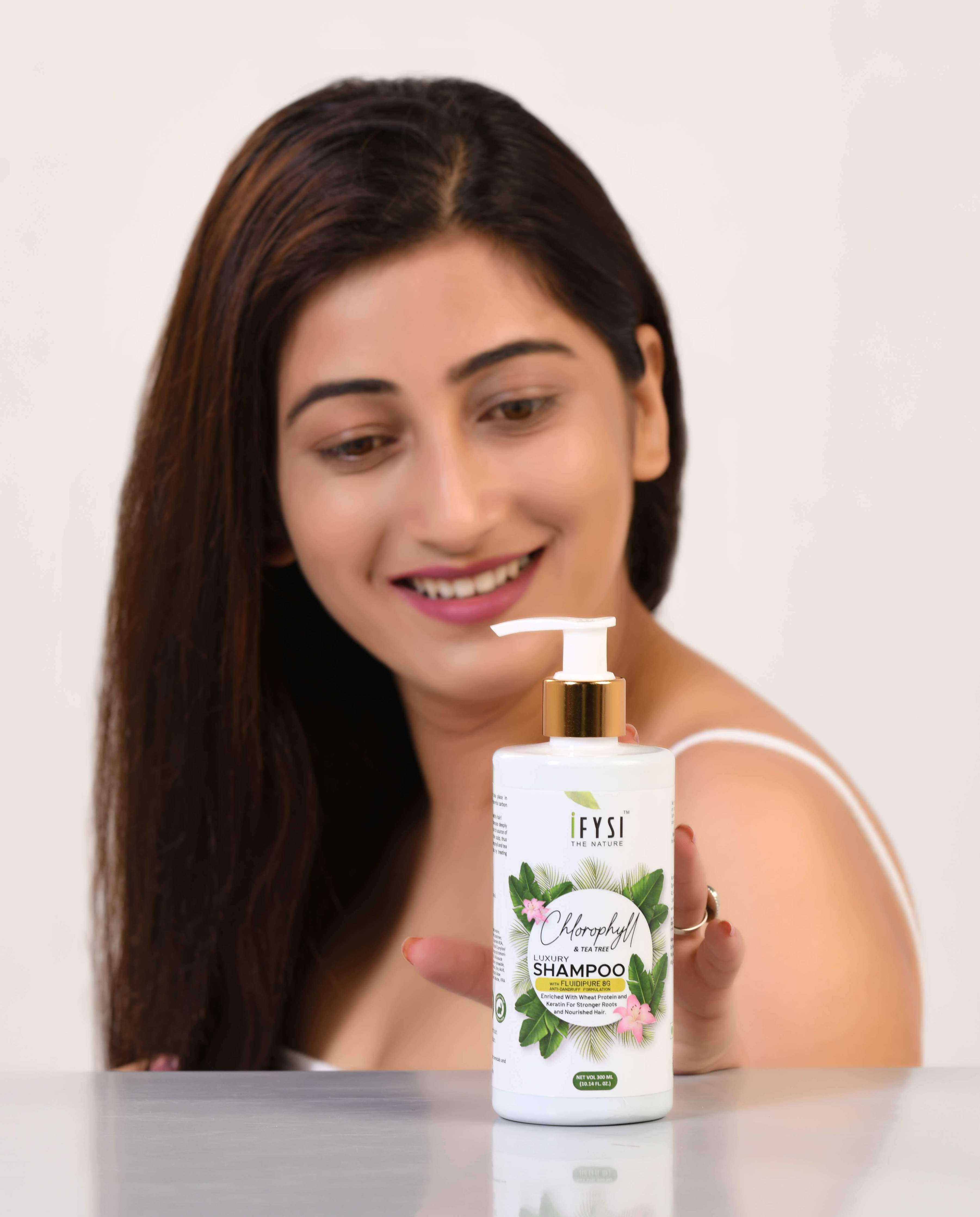 IFYSI Luxury Chlorophyll Shampoo with Tea Tree 300ml