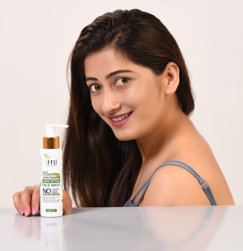 IFYSI Premium Chlorophyll Skin Detox Facewash (100 ml) - Ifysi