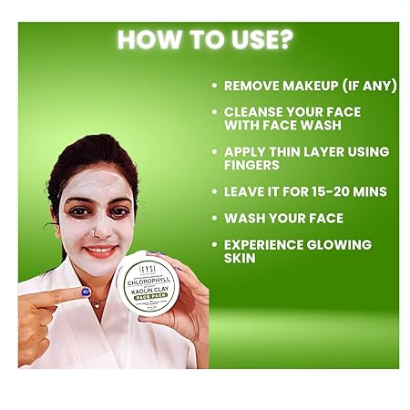 IFYSI Chlorophyll and Earthy Kaolin Clay Face Pack 200g