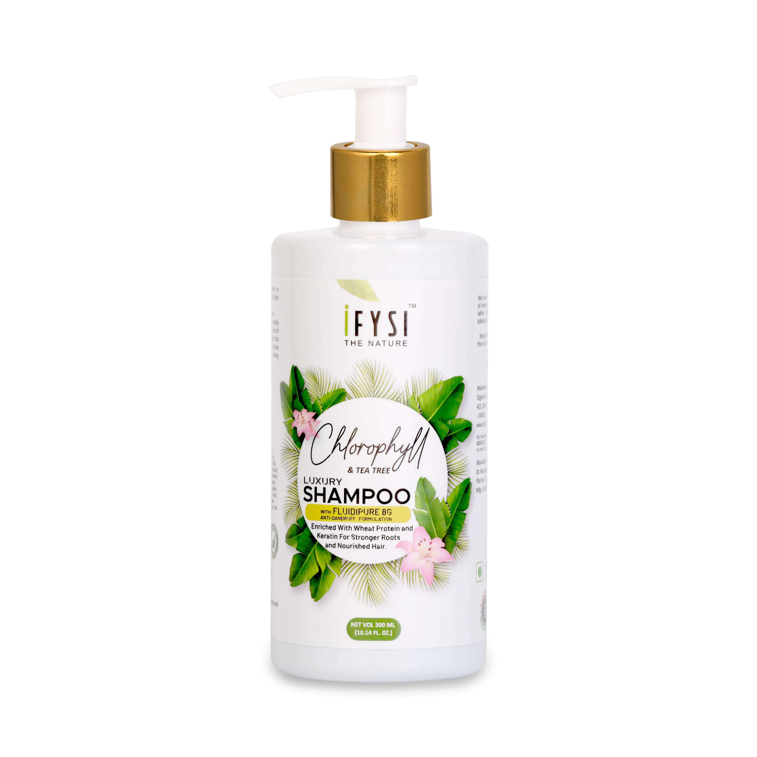 IFYSI Luxury Chlorophyll Shampoo with Tea Tree 300ml