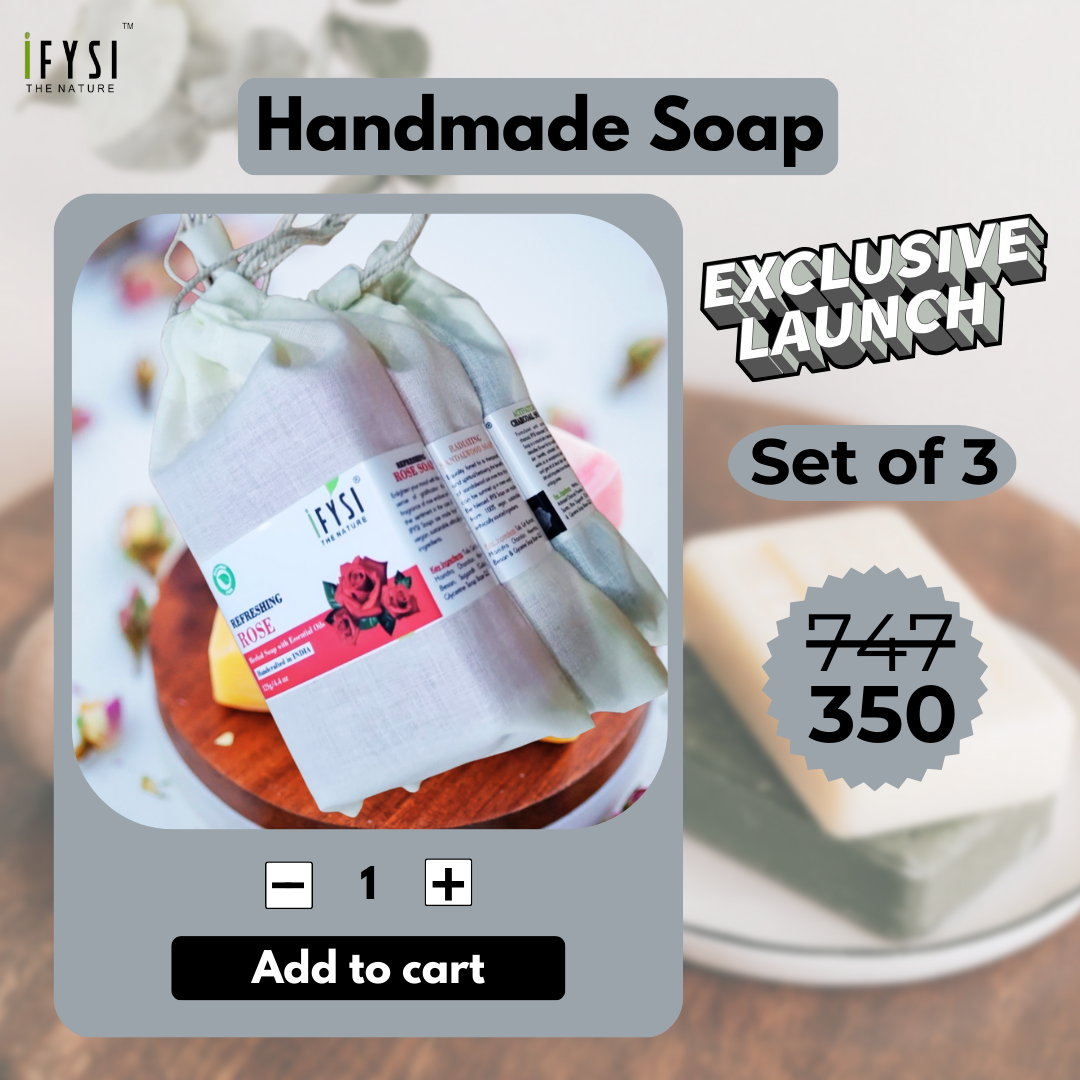 IFYSI Luxury Handmade Soaps (Pack of 3)