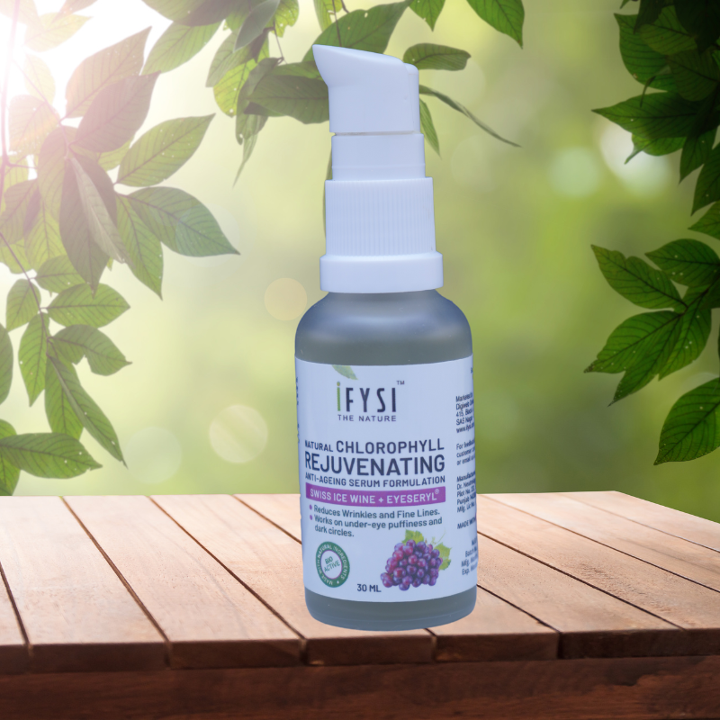 IFYSI Chlorophyll Rejuvenating anti ageing serum formulation with Swiss Ice Wine and Eyeseryl – 30 ml