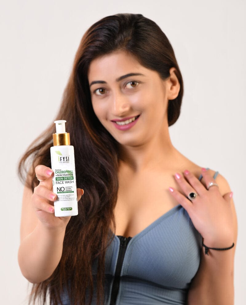 IFYSI Premium Chlorophyll Skin Detox Facewash (100 ml) - Ifysi